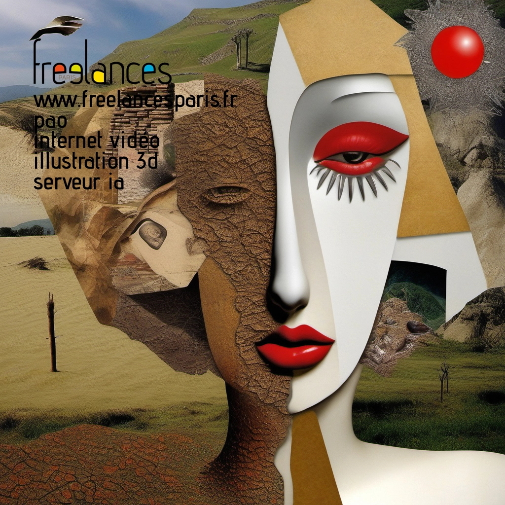 Pao mise en page internet vidéo illustration 3d serveur IA générative AI freelance paris studio de création magazines 49wuc540